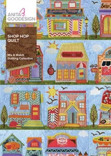 Shop Hop Quilt Anita Goodesign Embroidery Design Machine CD 