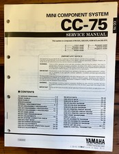 Yamaha CC-75 Stereo Service Manual Original