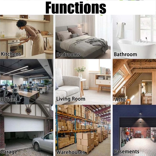 Exhaust Fan Ventilation Extractor Fan 110V Wall-Mounted Blower 8Inch Large - Picture 17 of 24