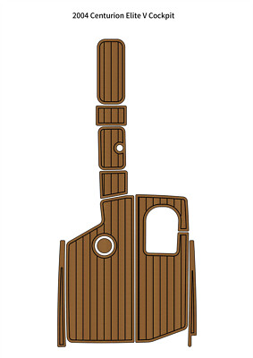 2004 Centurion Elite V Cockpit Pad Boat EVA Foam Teak Deck Flooring Mat