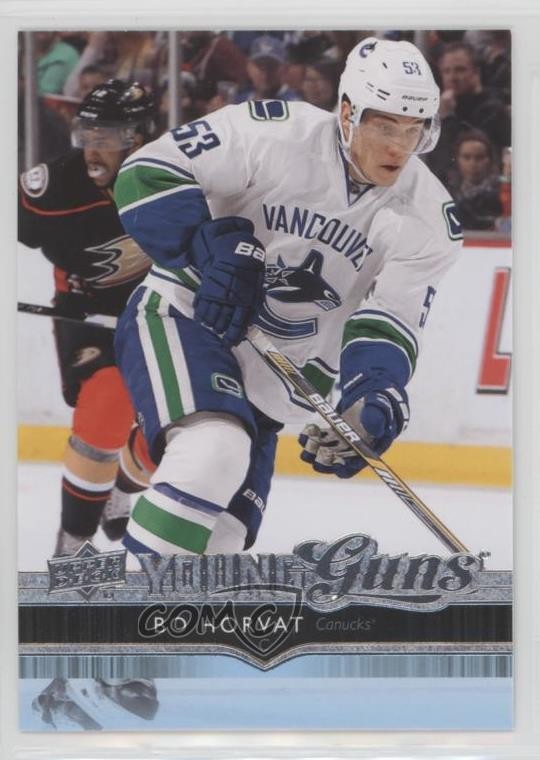 2014-15 Upper Deck Young Guns Bo Horvat #494 0c3
