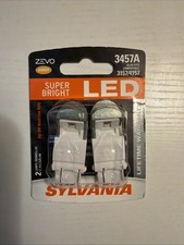 Sylvania Zevo 3157a Led Bulbs Amber 2 Pack 3457 4157 Turn Signal New