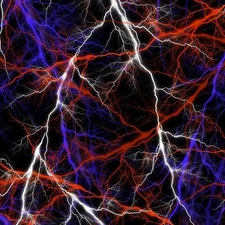 Lightning 33 - 18"x46" Hydrographic Film Hydro Dipping