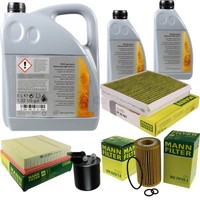 Mann Inspektionspaket 7L MB 5W-30 229.51 FüR Mercedes W246 B 180 CDI W242 W176 A