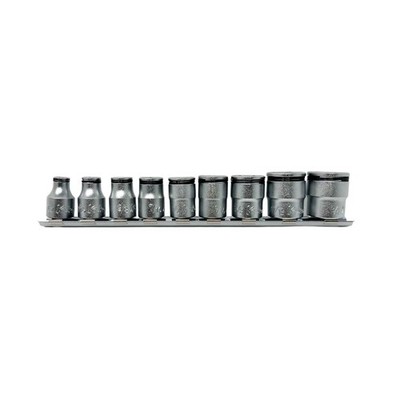 Koken USA Special 3/8 Sq. Dr. Nut-Grip, SAE, Socket rail set Length 200mm 9 p...