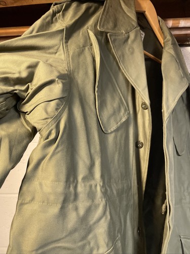 1988 Wahler KL Dutch Military Army Field Jacket Slant Pockets Combat Green NWOT - Picture 16 of 21