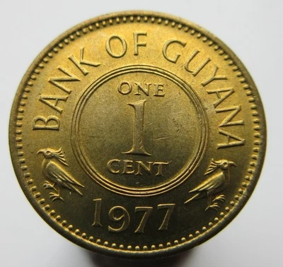 Nr 5572 Guyana 1 Cent 1977, KM# 31 geraltttt83 - Image 1 of 2