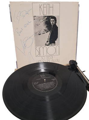 Keith Simon - So Near Yet So Far Away Vinyl LP 1977 SIGNED KePe Records EX