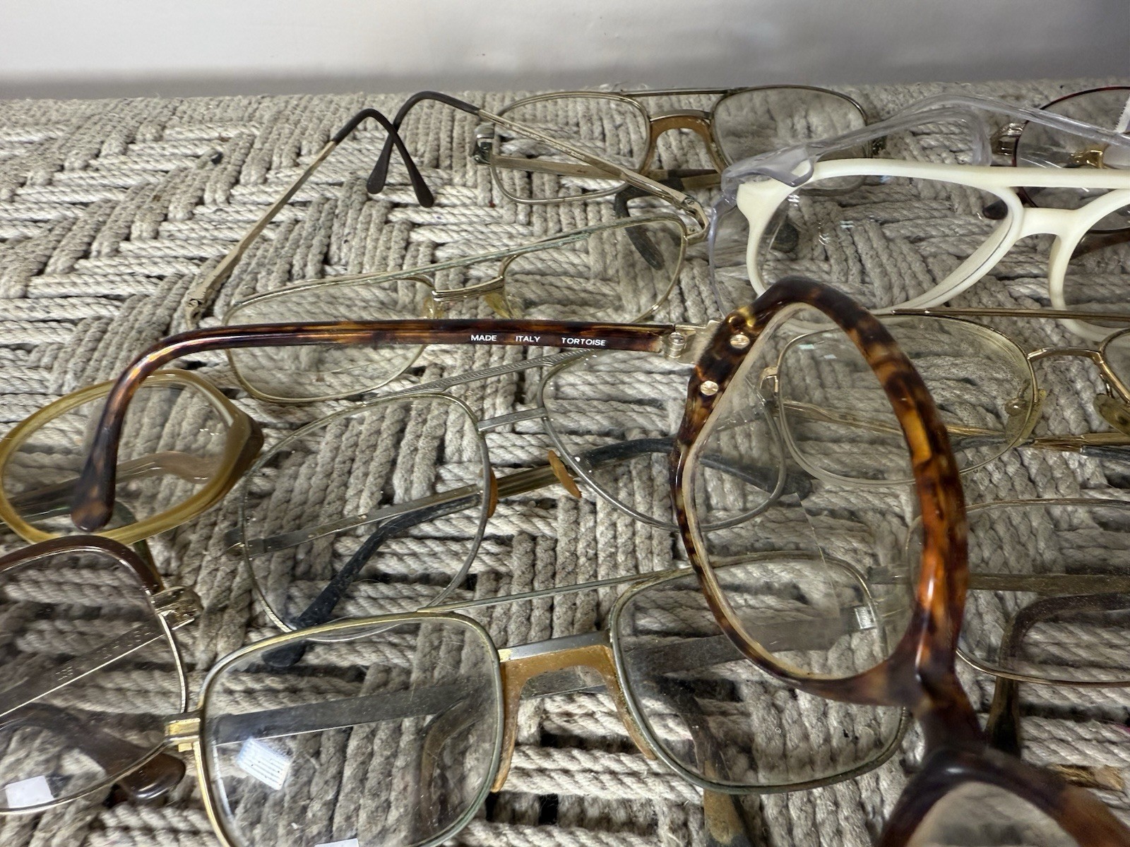 🍊Vintage MCM Lot of Eye Glass Frames w/ Lenses Variety of Brands & Styles!