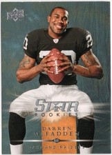 2008 Upper Deck Darren McFadden Rookie Card RC #ERC-DM Raiders. rookie card picture