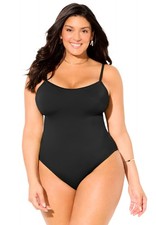 Swimsuits for All Women's Tank One Piece Swimsuit Plus Sizes Available 