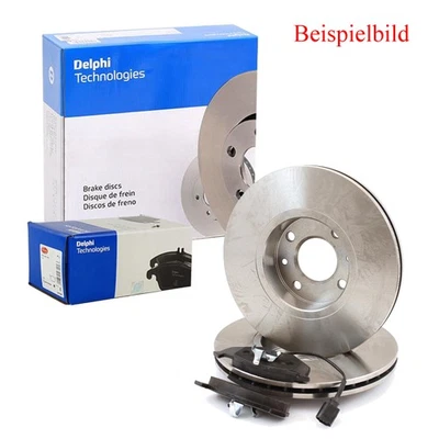 DELPHI Discos de Freno Ventilado Delant. Ø317 + para Land Rover Descubrimiento - Imagen 1 de 4