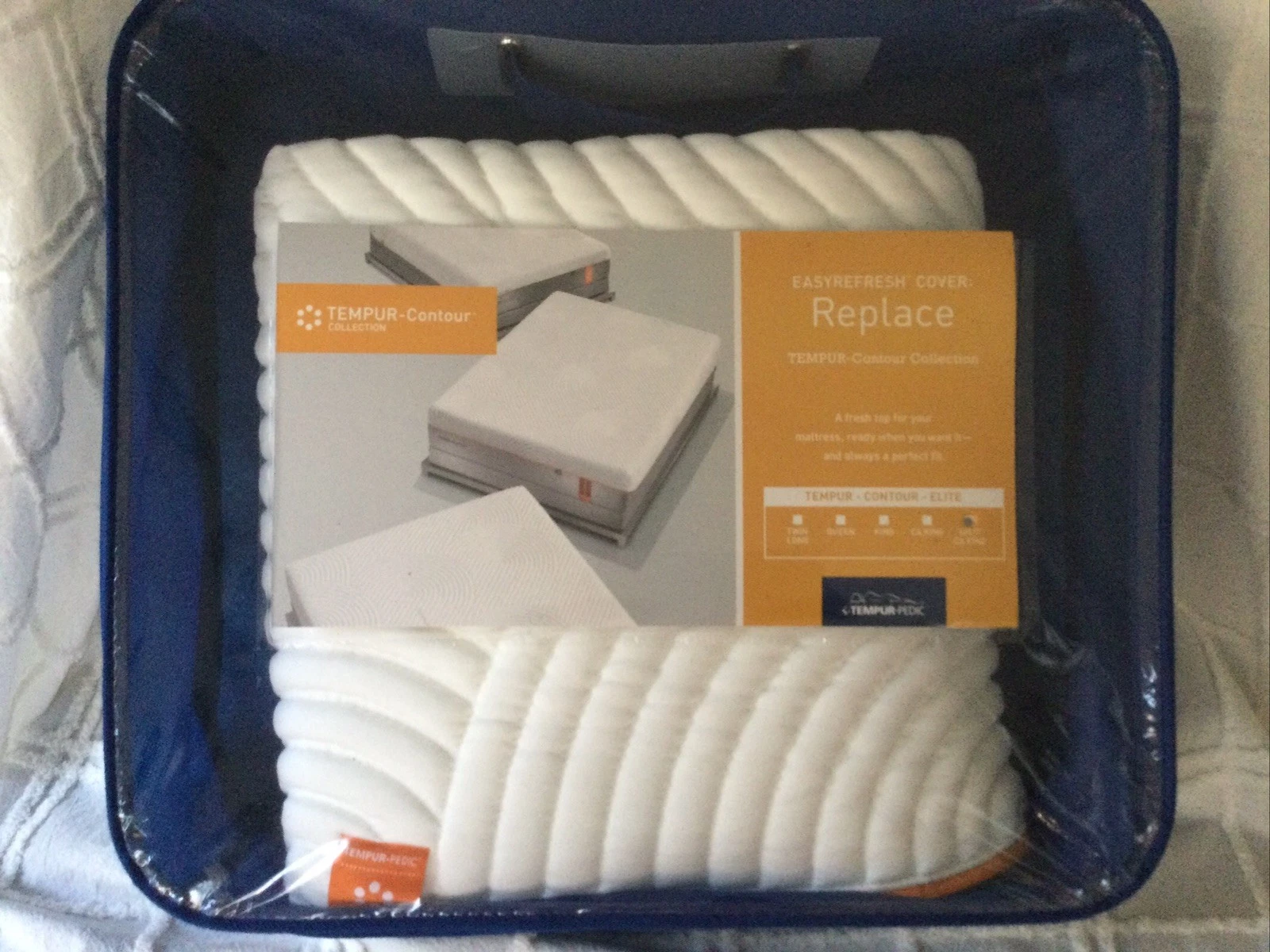Tempur-Pedic Easy Refresh Replacement Cover Panel Contour ELITE CK Split New