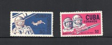 S6374   Latin West Indies   1965    space  Voskhod 2    2v.   MNH