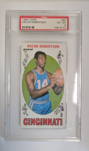 1969 Topps Oscar Robertson #50 PSA 4 VG-EX HOF Vintage Cincinnati Royals