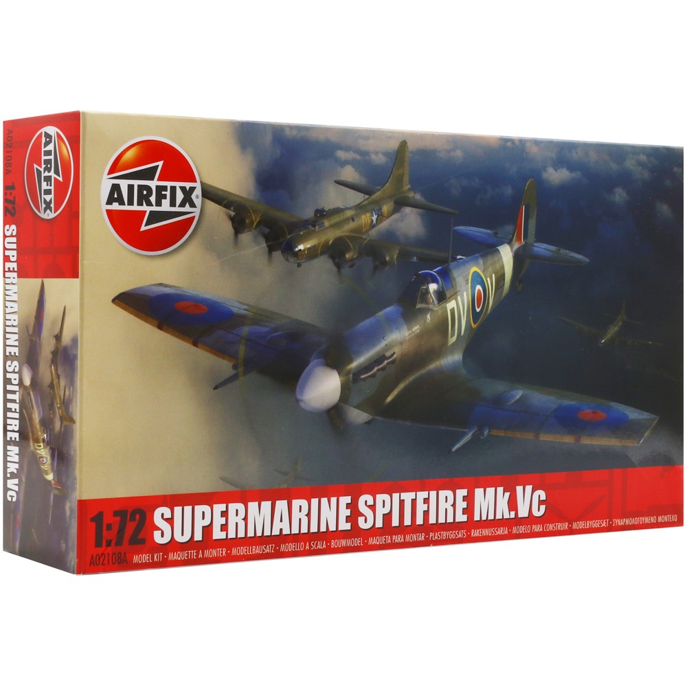 Airfix 1/72 Supermarine Spitfire Mk Vc Aircraft Model Kit A02108A