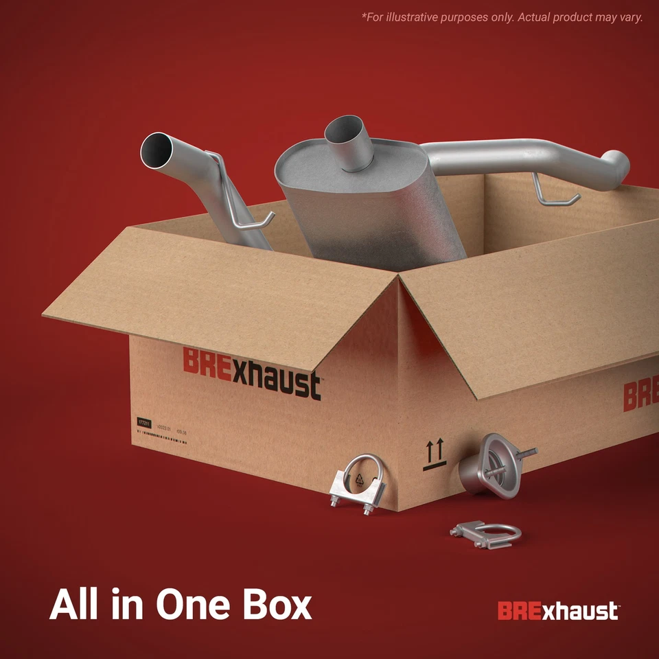 Kit de tubulação dianteira BRExhaust 107-0138 ajuste direto para 1990-1992 Toyota Corolla - Imagem 2 de 4