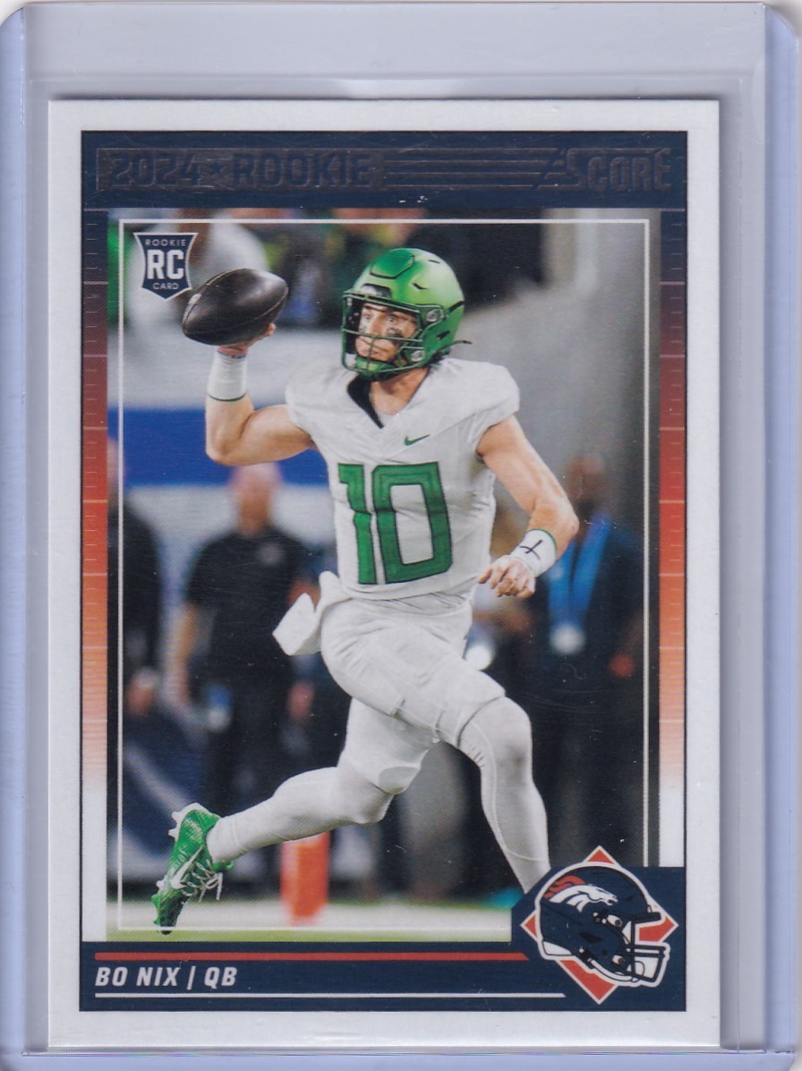 2024 Panini Score Bo Nix RC #332