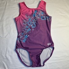 GK Elite Mystical Purple Pink Tank Style Practice Gymnastics Leotard CL