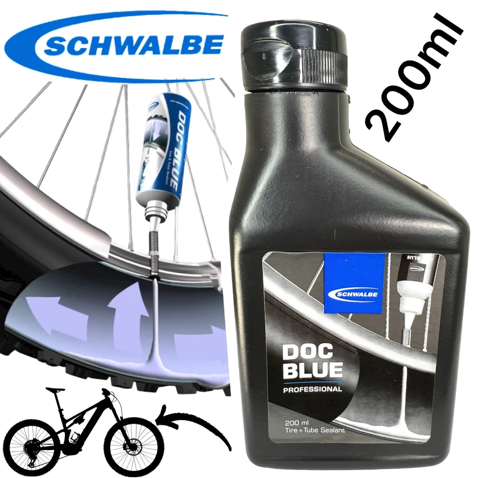 Schwalbe Doc Blue Professional Fahrrad Tubeless Reifen pannen Dichtmilch 200ml