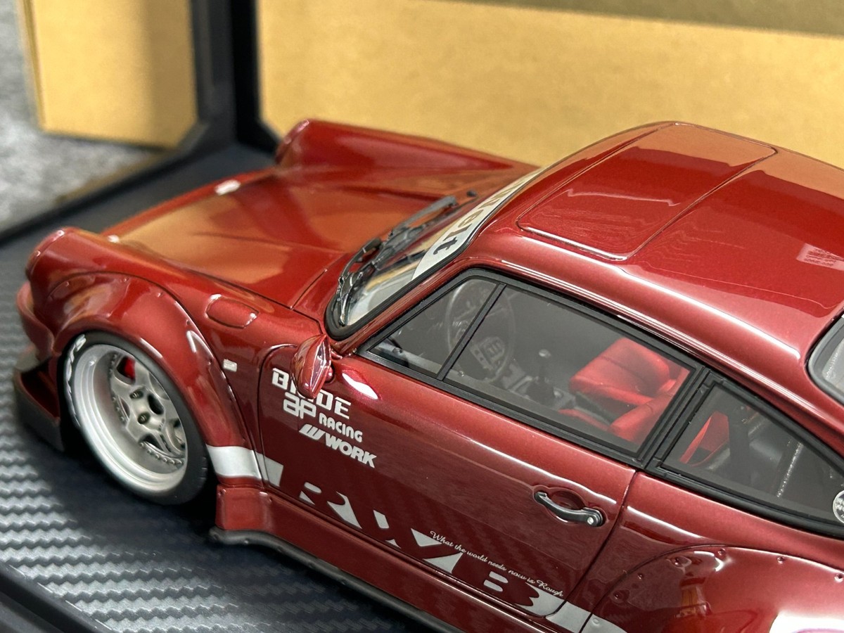 Ignition Model 1/18 RWB Porsche 930 Dark Red RAUH-Welt 911 Nakai