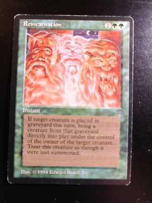 Reincarnation   Legends 1994   MTG Magic   Uncommon   Old School 93/94   good