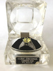 Vintage Signed JOE ESPOSITO Sterling Silver 925 Peridot Rhinestone 6.75 With Box — photo 7