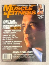 MUSCLE & FITNESS bodybuilding magazine ARNOLD SCHWARZENEGGER "6th Day" 1-01