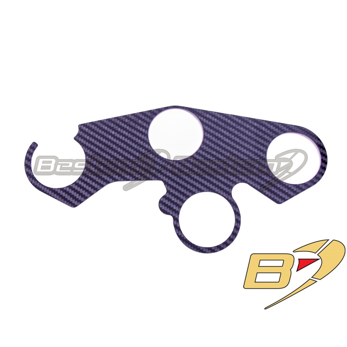 2016-2025 Kawasaki ZX-10R 100% Carbon Fiber Triple Tree Clamp