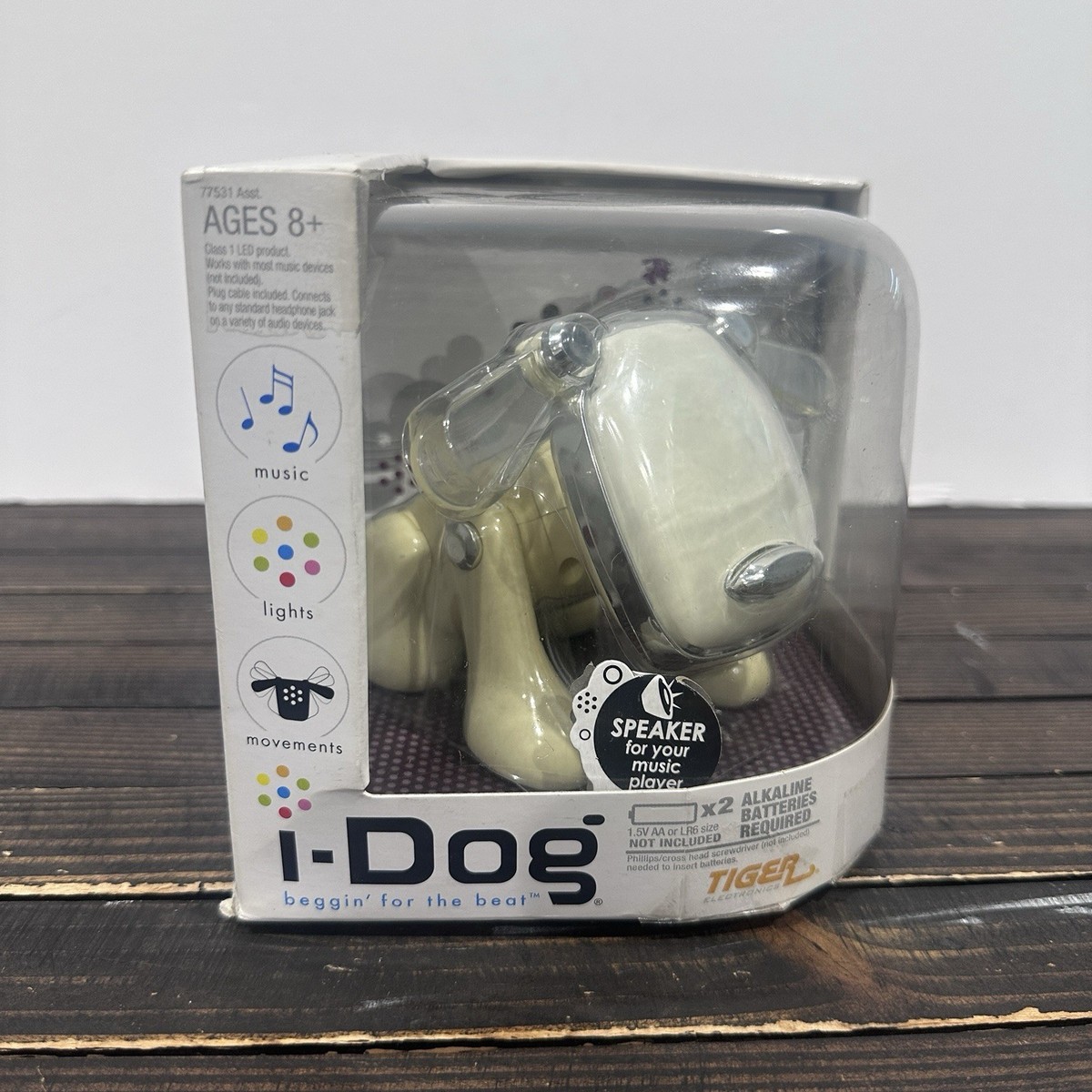 Tiger i-Dog Pup White Electronic Interactive Pet Toy 2007 | eBay