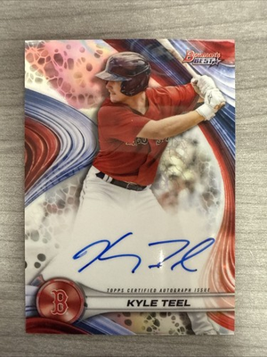 #ad #ad 2024 Bowman’s Best Kyle Teel Best Of 2024 Refractor Auto On Card #B24 KT $20.00