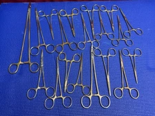 Bulk Lot of 19 Jarit Retired Forceps Surgical Instruments