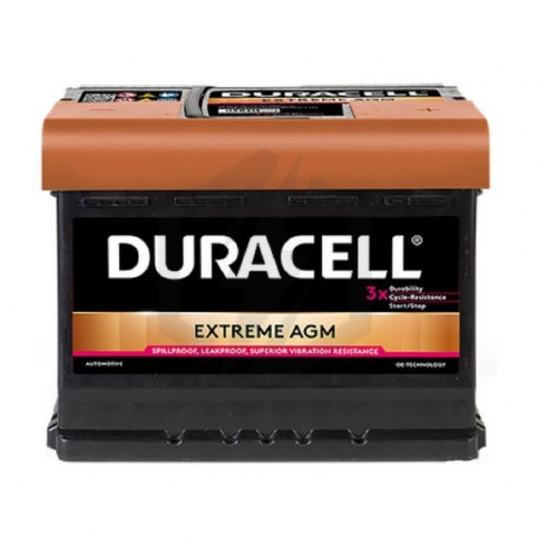 Batterie AGM 12V 70Ah Duracell pour résoudre les pannes de démarrage hivernal
