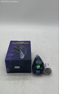 Universal 7-Color LED Crystal Gear Shift Knob Faceted Blue Sport Car Design