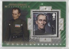 2020 Topps Star Wars Masterwork Stamp Relics Green 38/99 Grand Moff Tarkin 1cc7