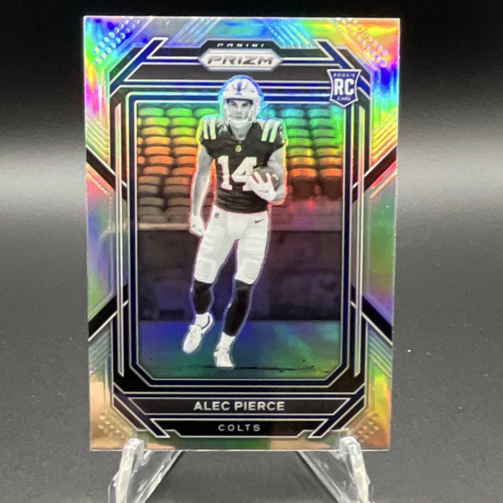 2022 Prizm Silver Negative Rookie Alec Pierce #330 Indianapolis Colts