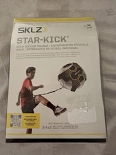 SKLZ STAR KICK SOLO SOCCER TRAINER ADJUSTABLE SIZE BALL SIZE 3,4,5 BRAND NEW
