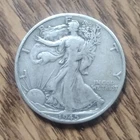 1945 Liberty Walking Half Dollar Silver Business Strike US Coin