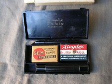 WW2 US RASOIR AMÉRICAIN MILITAIRE SIMPLEX NEUF DANS BOÏTE EMBALLAGE DATE 1/6/43