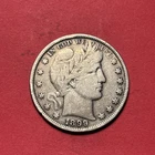 (1) Beautiful Antique 1899-P Barber Half Dollar F-FINE NICER DETAIL COIN