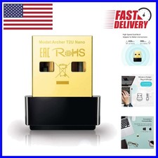 High-Speed Nano AC600 USB WiFi Adapter - 2.4G/5G Dual Band for Seamless Browsing