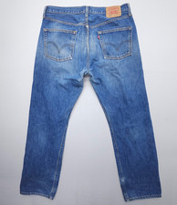 Levi's 501 Straight Button Fly Jeans Mens 36 x 34 35x33" Faded Y2K 2000's