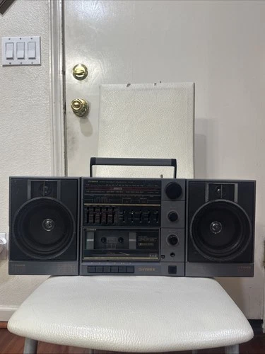 1980s VINTAGE FISHER PH-418 BOOMBOX AM/FM STEREO SYSTEM TESTED WORKING
