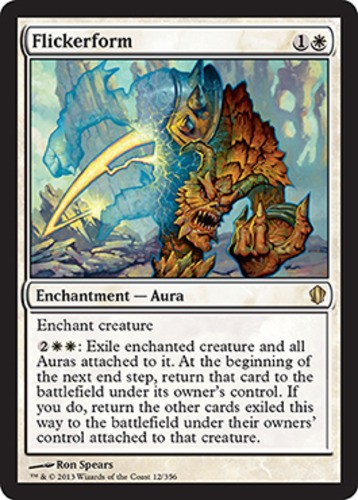 1x Flickerform Moderate Play MTG Magic - Kid Icarus -