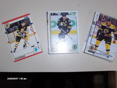 Boston Bruins past+present,,Bourque,Chara,Pastrnak,McAvoy, 40cards