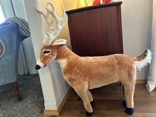 Large Melissa and Doug Deer Plush Stuffed Animal 34 Inch Realistic Buck