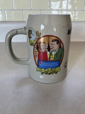 Budweiser Stein Adolphus Busch III - 1934 1946 Mug Collectors Item 1989 Gerz Pic