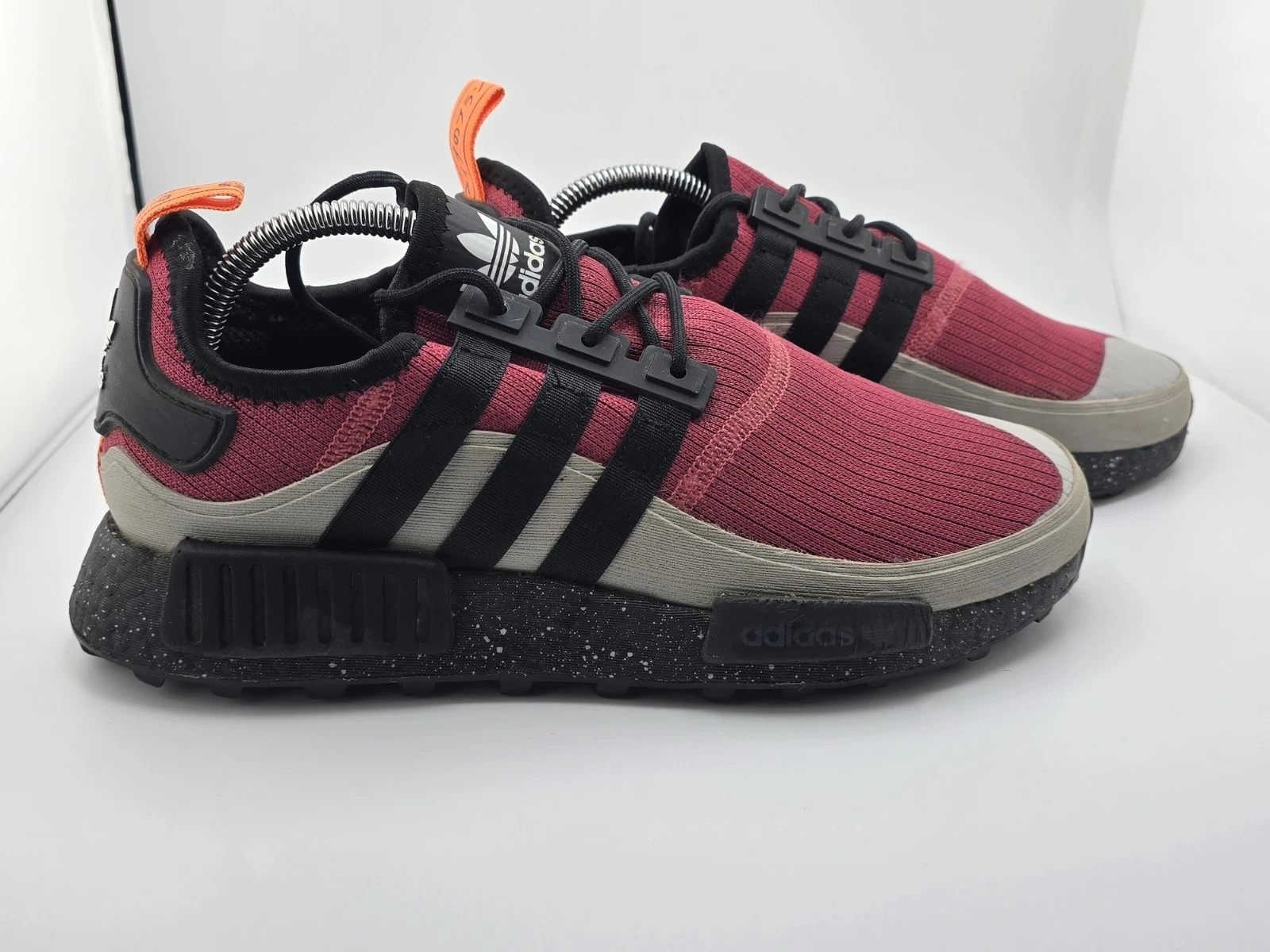 adidas NMD_R1 TR Shoes Men Size 9.5 Red Berry Black Trail Hiking Sneaker FX6811