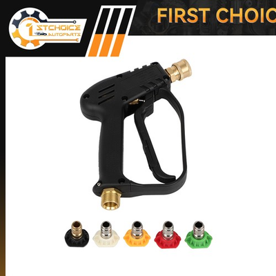 #ad #ad Short Pressure Washer Gun W M22 14mm Inlet Stubby High Pressure Handle Gun $25.49