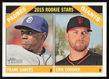2015 Topps Heritage #27 Erik Cordier Frank Garces Rookie